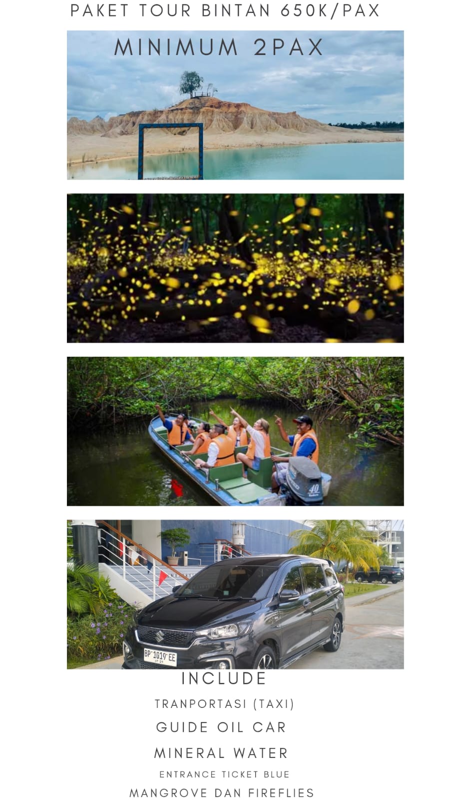 Image PAKET TOUR BINTAN 650/PACK MINIMUM 2PACK CAN BOOKING NOW VIA WHATSAPP +62-823-8598-6151