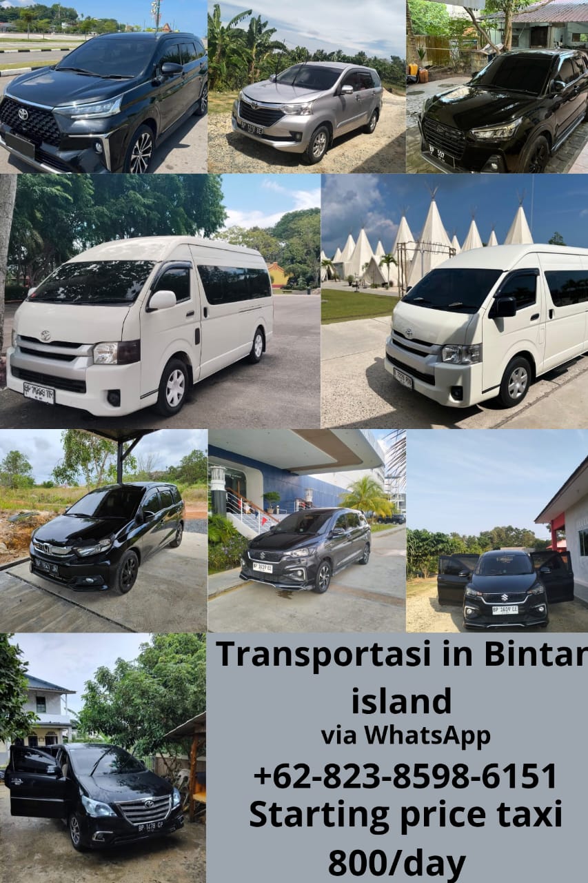 Image CHARTER CAR IN BINTAN ISLAND-CAN BOOK NOW START PRICE TAXI 800/DAY-COME ON,HURRY UP AND ORDER VIA WHATSAPP +62-823-8598-6151