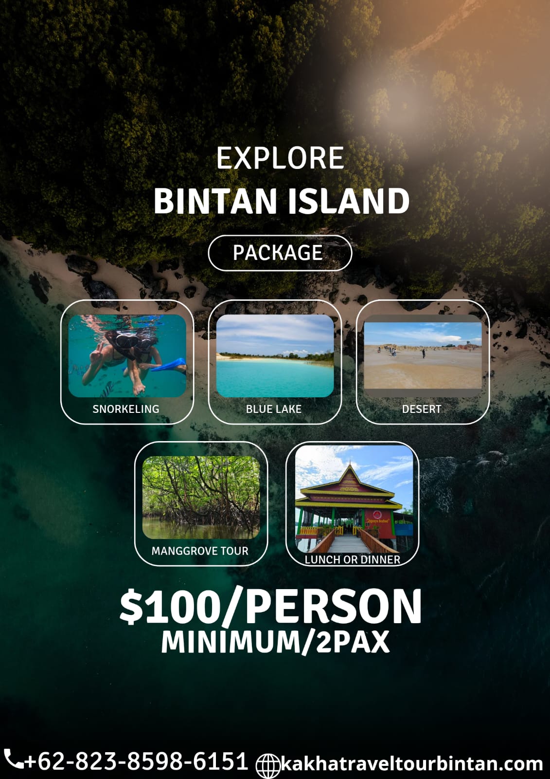 Image PACKAGE EXPLORE BINTAN ISLAND-CAN BOOK NOW FOR TOMORROW-MINIMUM 2PACK